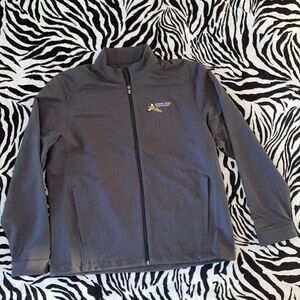 Greg Norman kissena park golf course wind breaker golf jacket grey size large